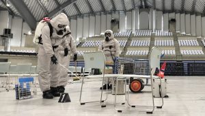 機動隊による洗浄